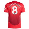 Officiële Voetbalshirt Manchester United B. Fernandes 8 Thuis 2024-25 - Heren